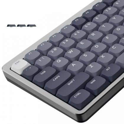 144 Keys Low Profile PBT Keycaps Custom Slim MX Keycap for 60% 65