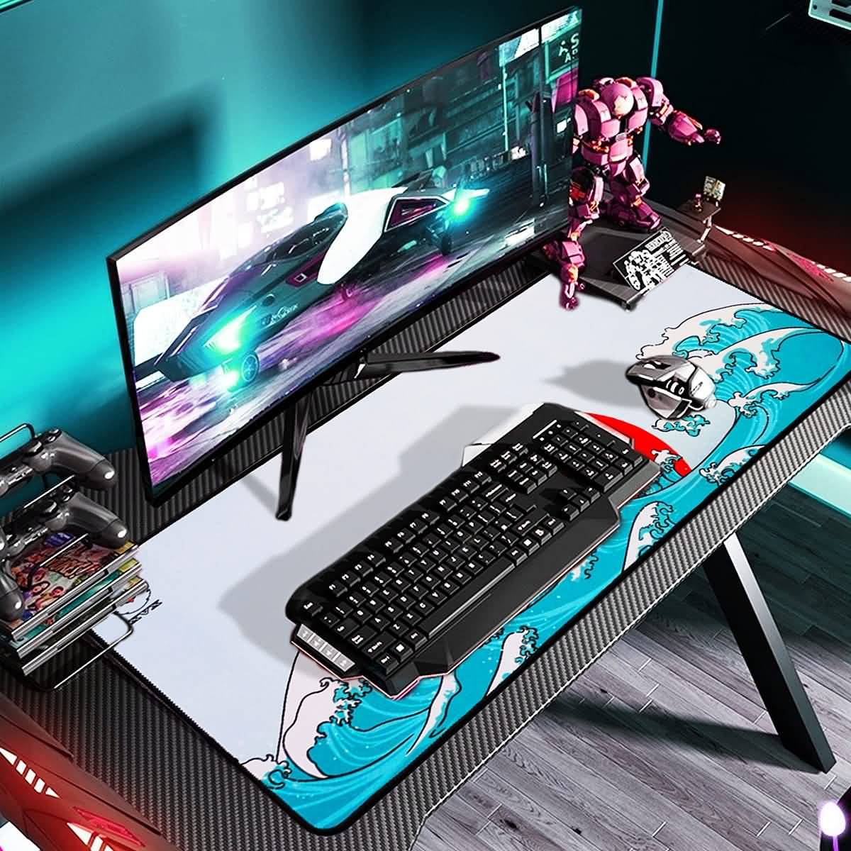  Gaming Mouse Pad Underwater Ocean Fish Computer Desk